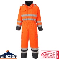 Portwest Bizflame Rain Hi-Vis Multi Coverall- S775